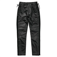 ROP-62 レースアップレザーパンツ BLACK