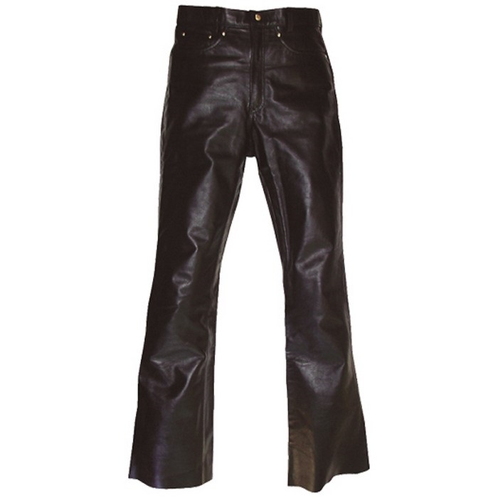 SPP-316 レザーパンツブーツカットタイプ BLACK｜オールシーズンパンツ