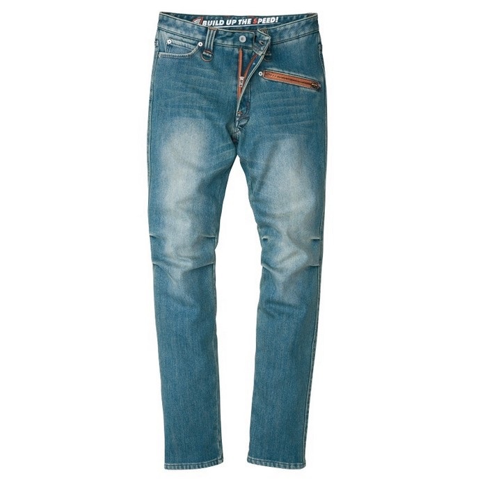 美品 HYD538D HYOD D3O® TAPERED RIDE DENIM HYD538DN D3O TAPERED RIDE DENIM“WARM LAYERED” INDIGO(aged-wash