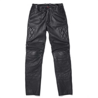 2284 BRAWLER PANTS-STEALTH レザーパンツ ブラック