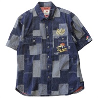 【在庫限り】 CSY-5055lumberjack パッド付シャツジャケット  PATCHWORK