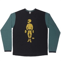 7884 INVISIBLE RIDER ロングTシャツ ブラック/カーキ