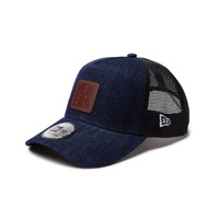 9FORTY A-Frame トラッカー Denim Leather Patch インディゴデニム