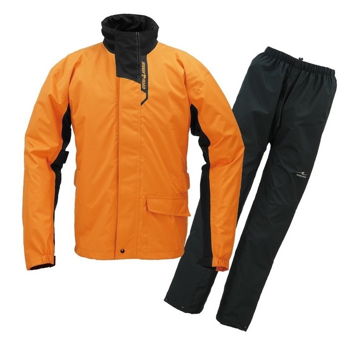 RR7812 デュアルテックス3レイヤーBIBレインスーツ オレンジ｜レイン