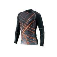 HRU001SP BOOST UNDER SHIRTS〔SPLASH〕 ORANGE/BLACK