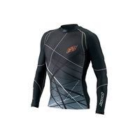 HRU001SP BOOST UNDER SHIRTS〔SPLASH〕 BLACK/BLACK