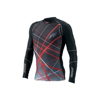 HRU001SP BOOST UNDER SHIRTS〔SPLASH〕 RED/BLACK
