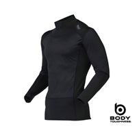 JW-196 BT防風ハイネックシャツ ウインドスマッシュ3 ブラック