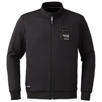 RSU641 ウォームライド ジップシャツ EMBLEM BLACK