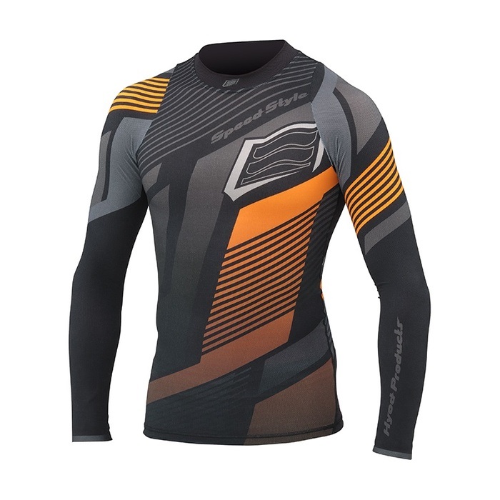 HRU701SP HYOD BOOST CROSS-MESH UNDER SHIRTS〔FLASH〕 BLACK｜上半身