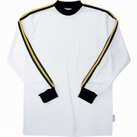 IK-914 クールマックスR インストラクタージャージ（ライン付き） 【White/Yellow】