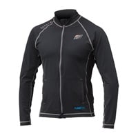 STU121C UNiON COOL RELAX RASH GUARD BLACK/GREY STITCH