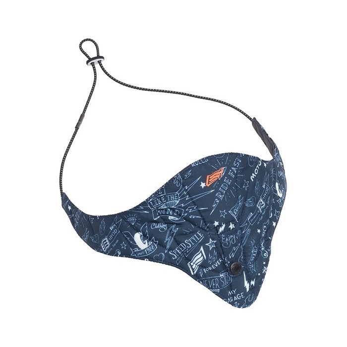 HRV303 WATER-COOLING NECK BOOSTER (MOTO GRAPHIC) LIGHT GREY(NAVY)