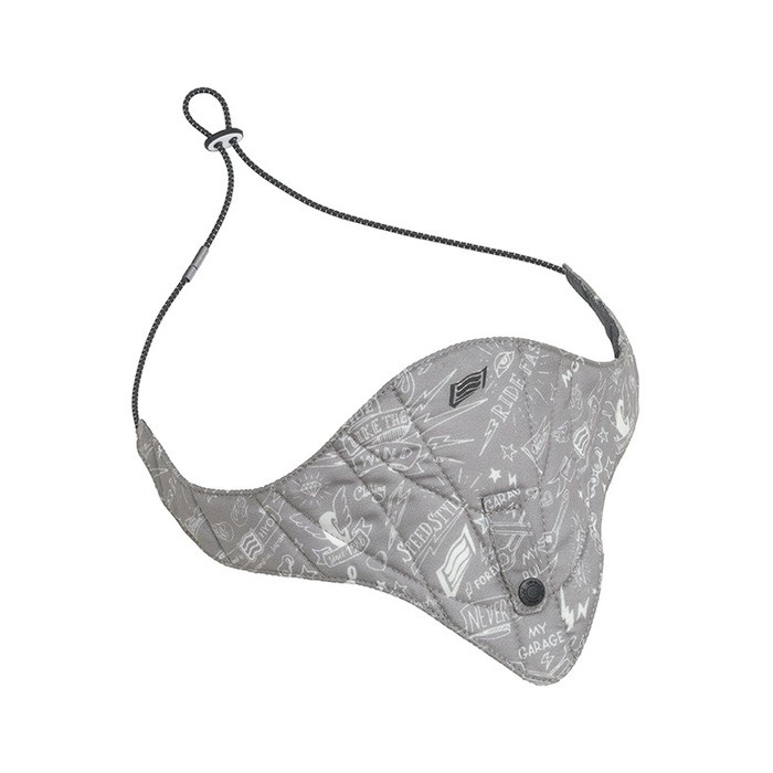 HRV303 WATER-COOLING NECK BOOSTER (MOTO GRAPHIC) LIGHT GREY(GREY/WHITE)