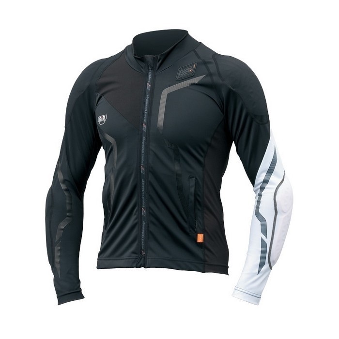 STU108D D3O AIR PROTECT RASH GUARD BLACK/WHITE｜上半身