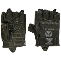 【在庫限り】 HTVG-2323S PUNCHING LEATHER ハーフグローブ ブラック