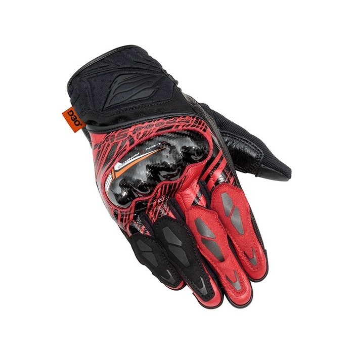 HSG022D ST-X CORE D3O GLOVES RED/BLACK