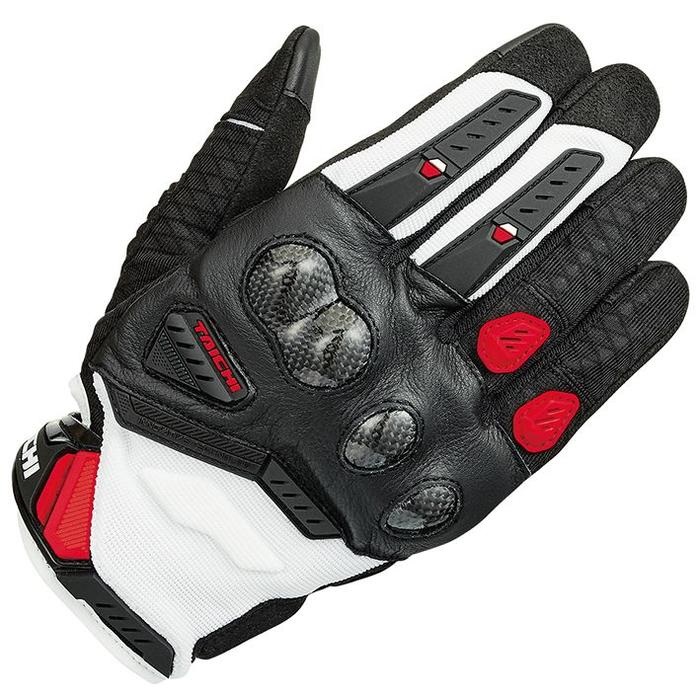 RST444 ベロシティ メッシュグローブ WHITE/RED｜メッシュグローブ｜の