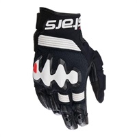 HALO LEATHER GLOVE レザーグローブ 12 BLACK WHITE