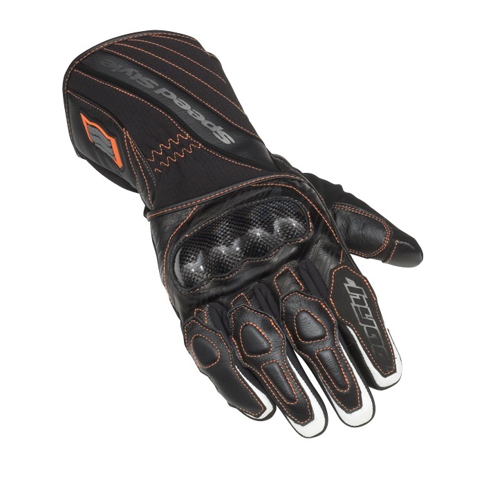 HSG521N ST-X CORE WINTER GLOVES(LONG) ブラック/ホワイト オレンジ 