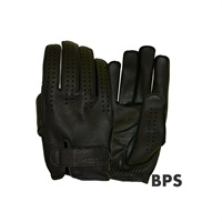 (ショート / パンチング) BPS 3シーズン レザーグローブ ブラック
