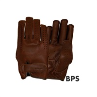 (ショート / パンチング) BPS 3シーズン レザーグローブ ブラウン