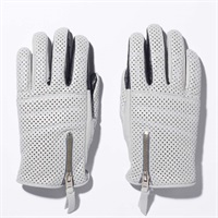 3359 ROX GLOVE - PL パンチングレザーグローブ グレー