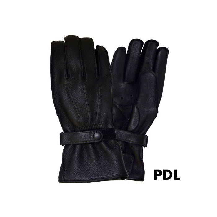 ロング / 鹿革) PDL 3シーズン レザーグローブ ブラック｜レザー