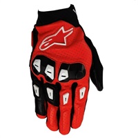 SP X 7 GLOVE グローブ 1342 BLACK BRIGHT RED WHITE｜レザー