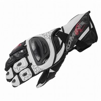 GK-235 チタニウムレーシンググローブ 【White/Black】