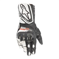 STELLA SP-8 v3 LEATHER GLOVE レデイース レザーグローブ 12 BLACK WHITE