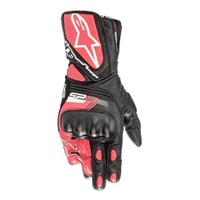 STELLA SP-8 v3 LEATHER GLOVE レデイース レザーグローブ 1832 BLACK WHITE DIVA PINK