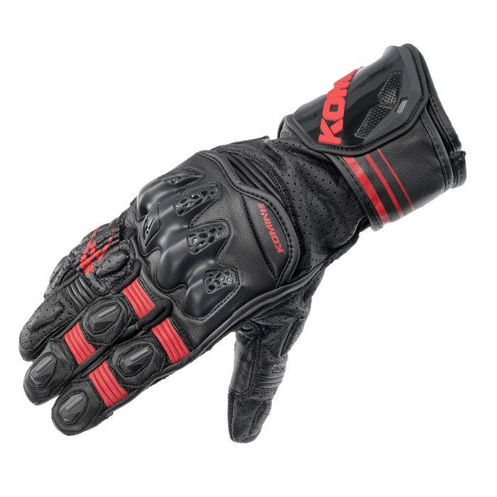 けみくろ　スリーブ　Limitedバージョン GK-265 R-SPEC レーシンググローブ 【Black Red】｜レーシング