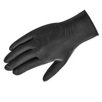 GK-299 メカニックニトリルグローブ 【Black】