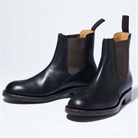 4338 RIDE CHELSEA-RGK レザーブーツ ブラック