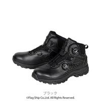 FSB-804 ストラテージショートブーツ ブラック