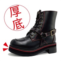 厚底ファルコン ブラックレッド