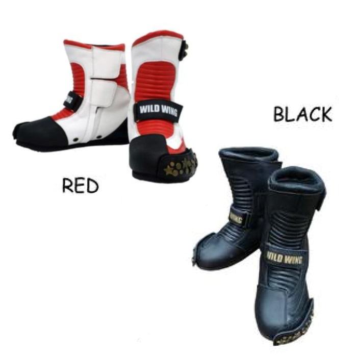 WILD WING キッズ　レーシングブーツ　ポケバイ キッズ バイク ブーツ バイクブーツ MOTORCYCLE BOOTS FOR KIDS