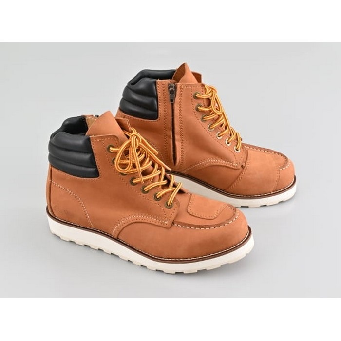 DS-006 モックトゥブーツ ブラウン｜ブーツ｜の通販なら、オートバイ