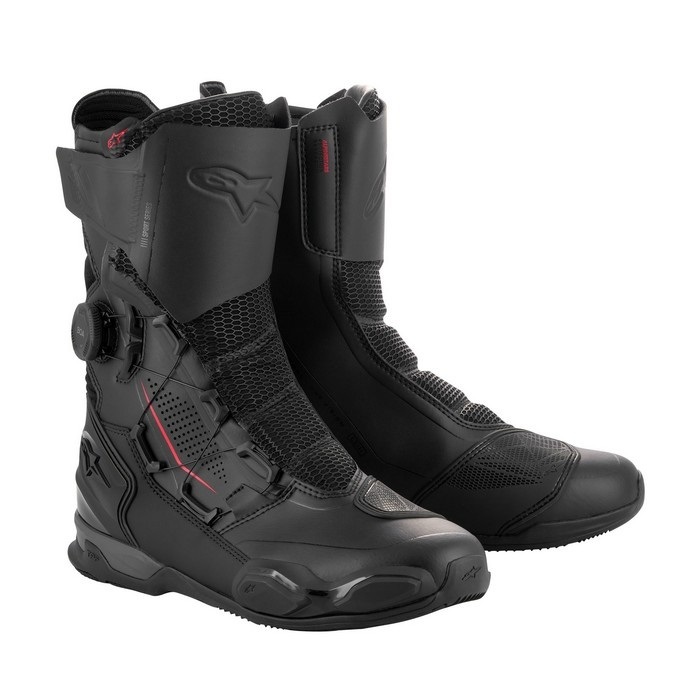 SP-X BOA BOOTS ツーリングブーツ 1100 BLACK BLACK｜ブーツ｜の