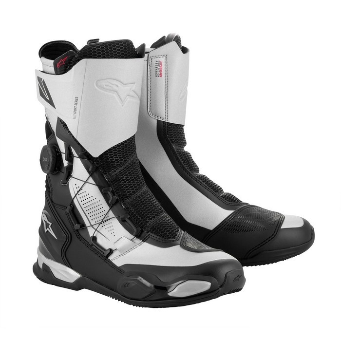 SP-X BOA BOOTS ツーリングブーツ 119 BLACK SILVER｜ブーツ｜の