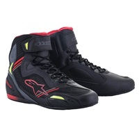 FASTER-3 RIDEKNIT SHOES ライディングシューズ 136 BLACK RED YELLOW FLUO