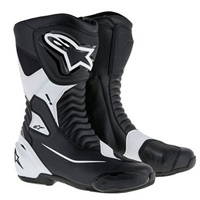 SMX S BOOTS スポーツツーリングブーツ 12 BLACK WHITE