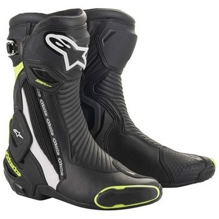 SMX PLUS v2 BOOTS レーシングブーツ 125 BLACK WHITE YELLOW FLUO