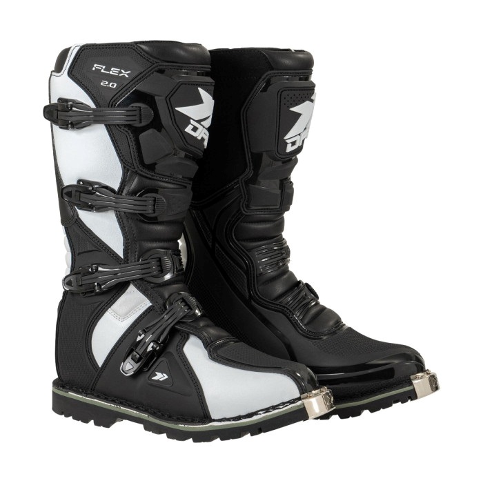 フレックスブーツ2.0 オフロード ブラック/ホワイト｜オフロード