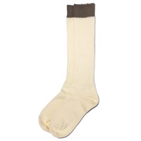 レディース 8031 BOOTS SOCKS ソックス アイボリー/グレー
