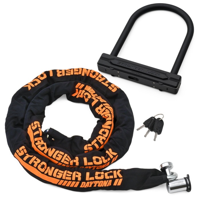 ストロンガーロックセット チェーンロック2.0+U字ロックH220mm 