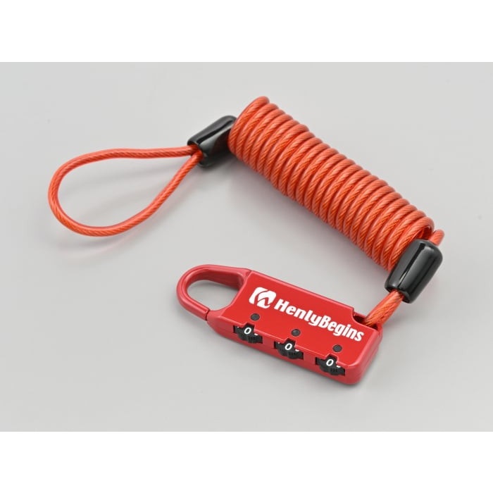 DLK120 / DLK120R コンパクトダイヤルロック カールコードタイプ(レッド)