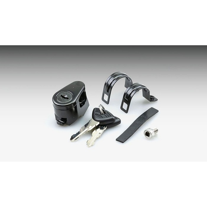 汎用ヘルメットロック クランプホルダー 22.2/25.4mm(ブラック)