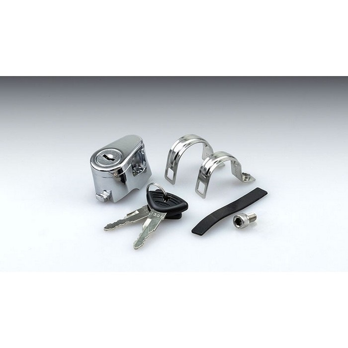 汎用ヘルメットロック クランプホルダー 22.2/25.4mm(メッキ)